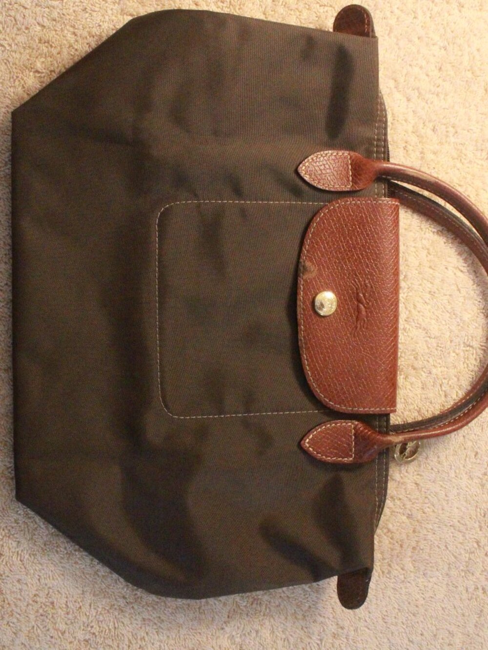Title: Longchamp Le Pliage Brown Folding Tote